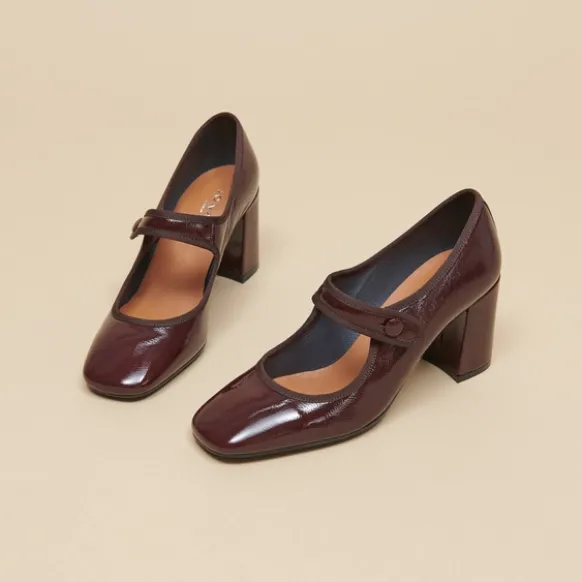 Babies à talons et brides épaisses