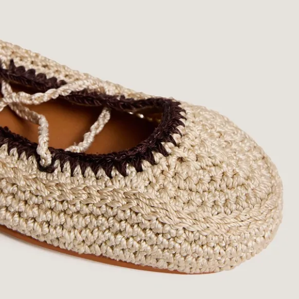 Ballerines à lacets