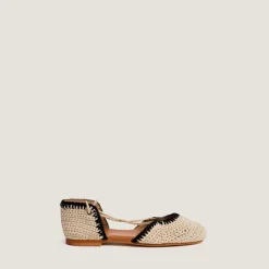 Ballerines à lacets