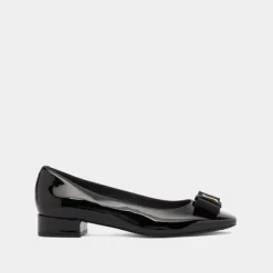 Ballerines avec noeud et monogramme