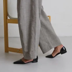 Ballerines ouvertes à bouts pointus