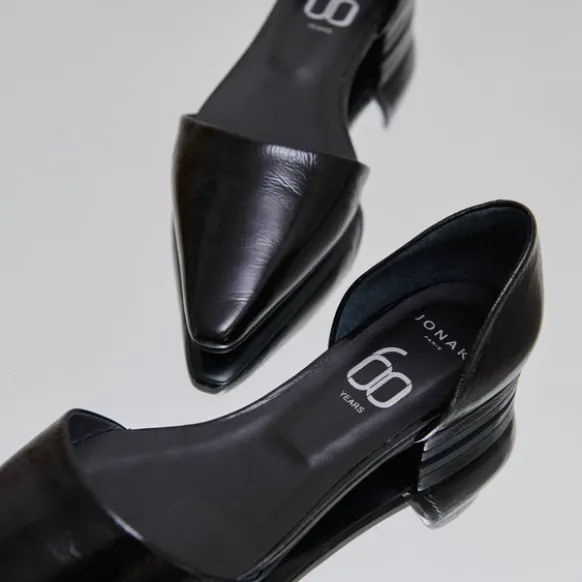 Ballerines ouvertes à bouts pointus