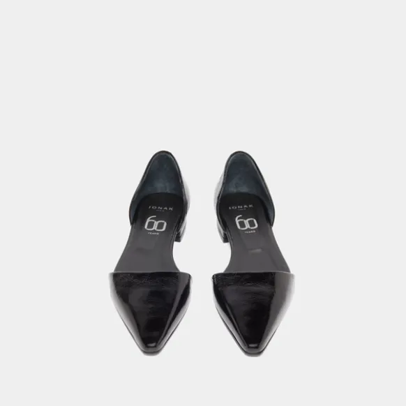 Ballerines ouvertes à bouts pointus