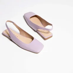 Ballerines Slingback à bouts carrés