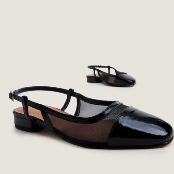 Ballerines slingbacks