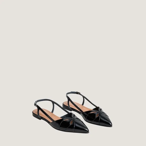 Ballerines slingbacks à bouts pointus