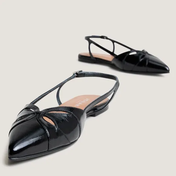 Ballerines slingbacks à bouts pointus