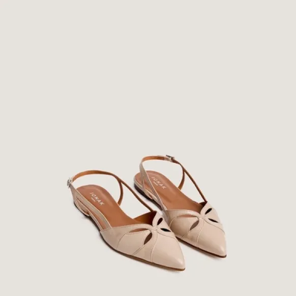 Ballerines slingbacks à bouts pointus