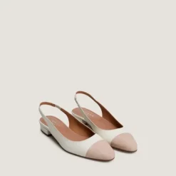 Ballerines slingbacks à petits talons