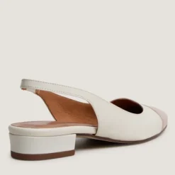 Ballerines slingbacks à petits talons