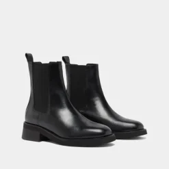 Boots à bouts arrondis et élastiques