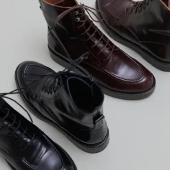 Boots à lacets