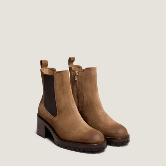 Boots à larges élastiques
