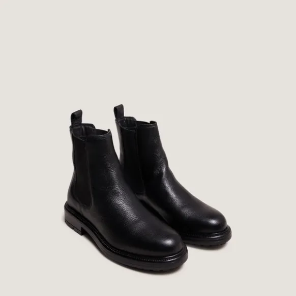 Boots à élastiques et semelles crantées