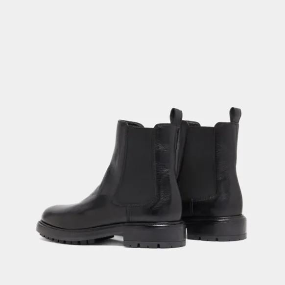 Boots à élastiques et semelles crantées