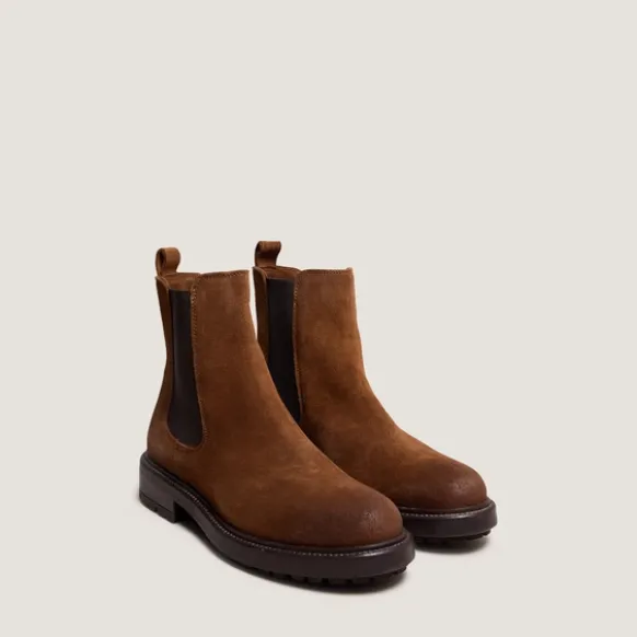 Boots à élastiques et semelles crantées