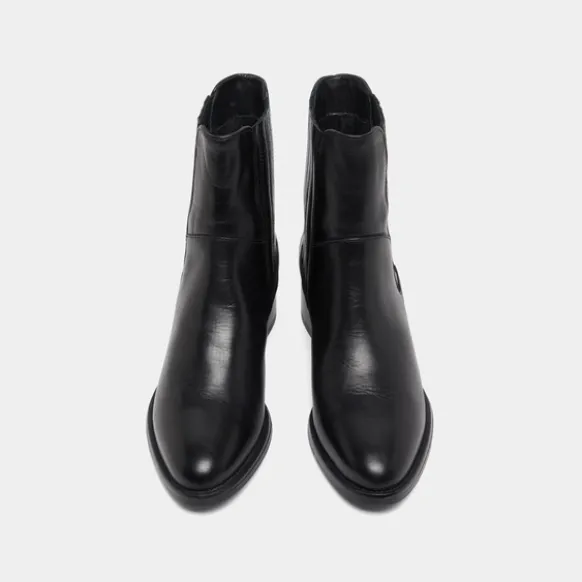Boots à élastiques et talons carrés