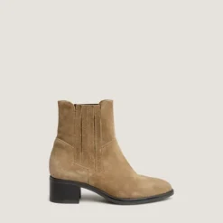 Boots à élastiques et talons carrés