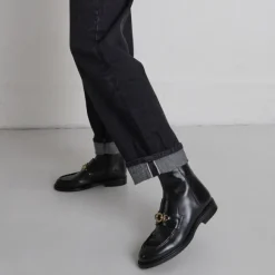 Boots à mors dorés