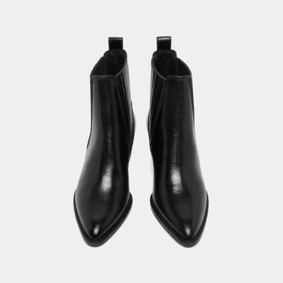 Boots à petits talons biseautés et élast...