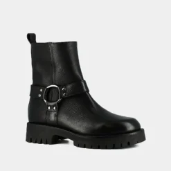 Boots à sangles et semelles crantées