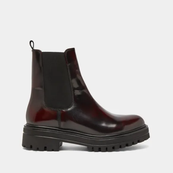Boots à semelles crantées et élastiques