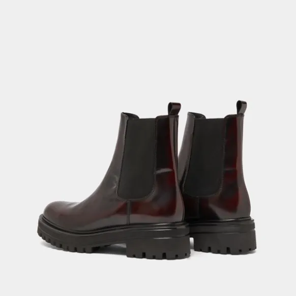 Boots à semelles crantées et élastiques