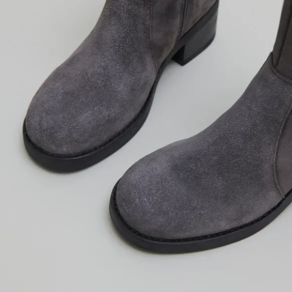 Boots à talons droits