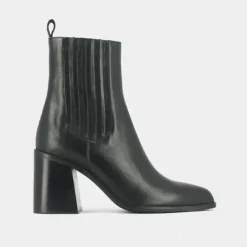Boots à talons et à fronces