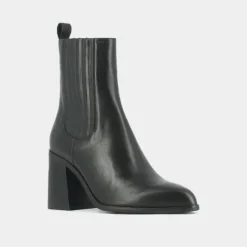 Boots à talons et à fronces