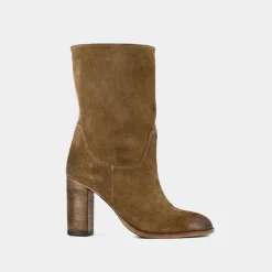 Boots à talons et bouts ovales