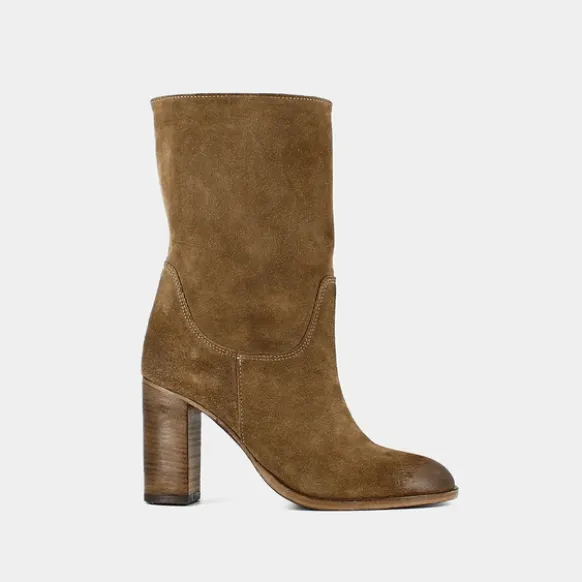 Boots à talons et bouts ovales
