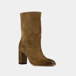 Boots à talons et bouts ovales