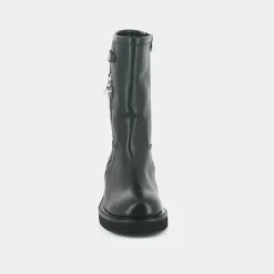 Boots à talons et doubles fermetures éclair
