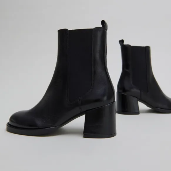 Boots à talons et élastiques