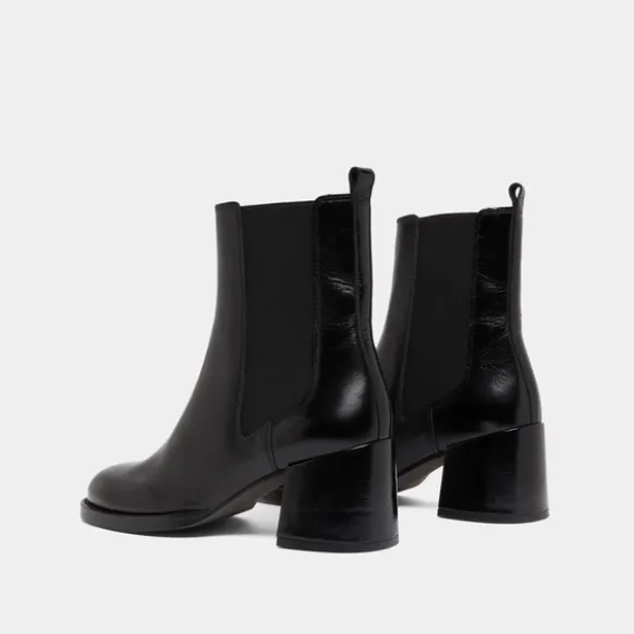 Boots à talons et élastiques