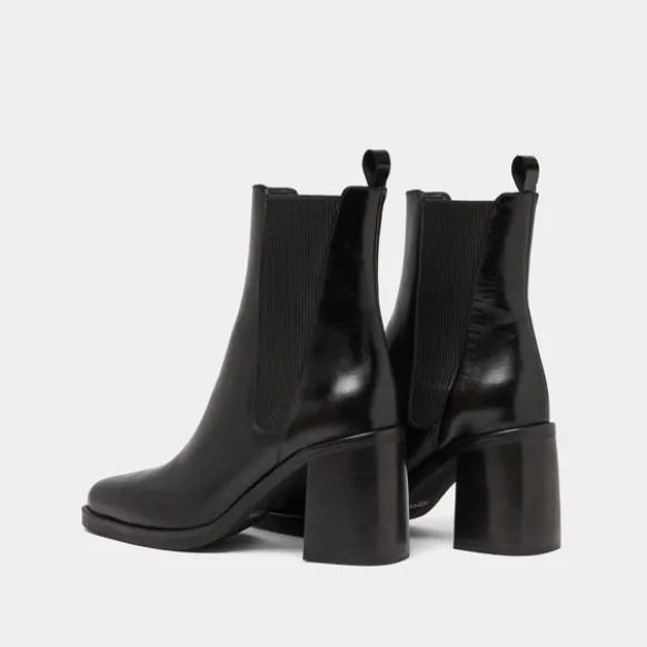 Boots à talons hauts et élastiques