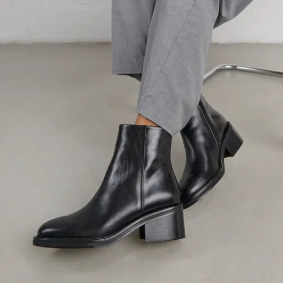 Boots à talons épais
