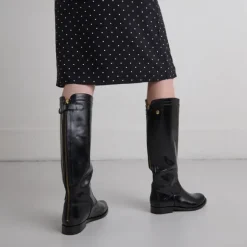 Bottes à fermetures éclairs arrières
