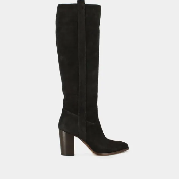 Bottes à hauts talons et bouts pointus