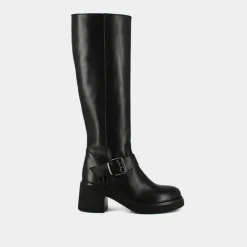 Bottes à semelles épaisses et boucles la...