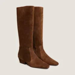 Bottes à talons biseautés