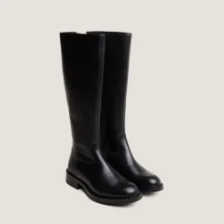 Bottes à talons crantés