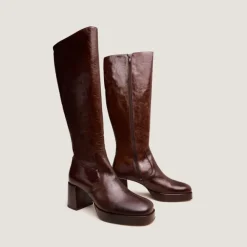 Bottes à talons et plateformes