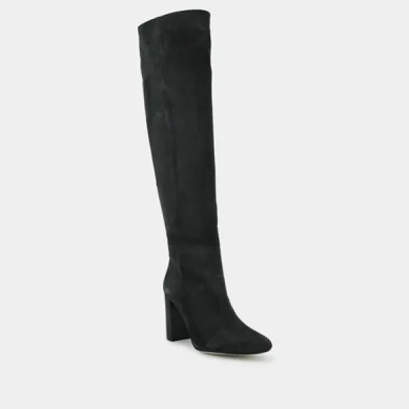 Bottes HARLEY en velours anthracite