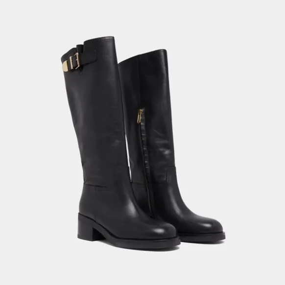 Bottes hautes à boucles
