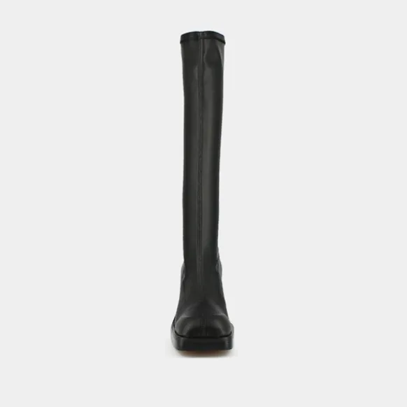 Bottes hautes à bouts carrés