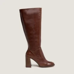 Bottes hautes à bouts carrés