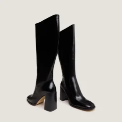 Bottes hautes à bouts carrés