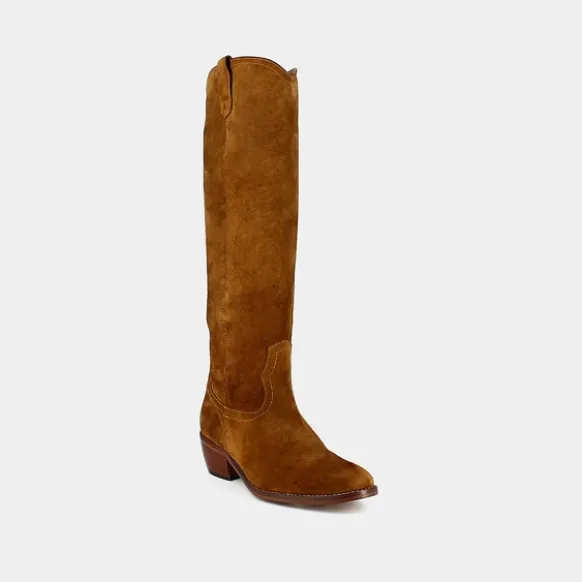 Bottes hautes à bouts ovales